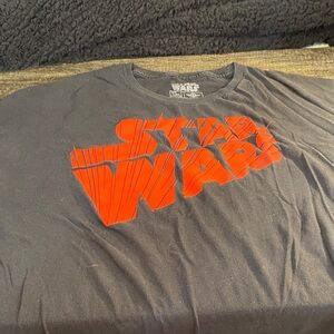 Star Wars Black Tee with Red Graphic
